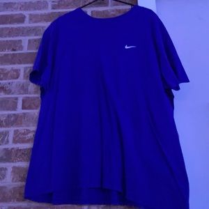 Blue Nike shirt